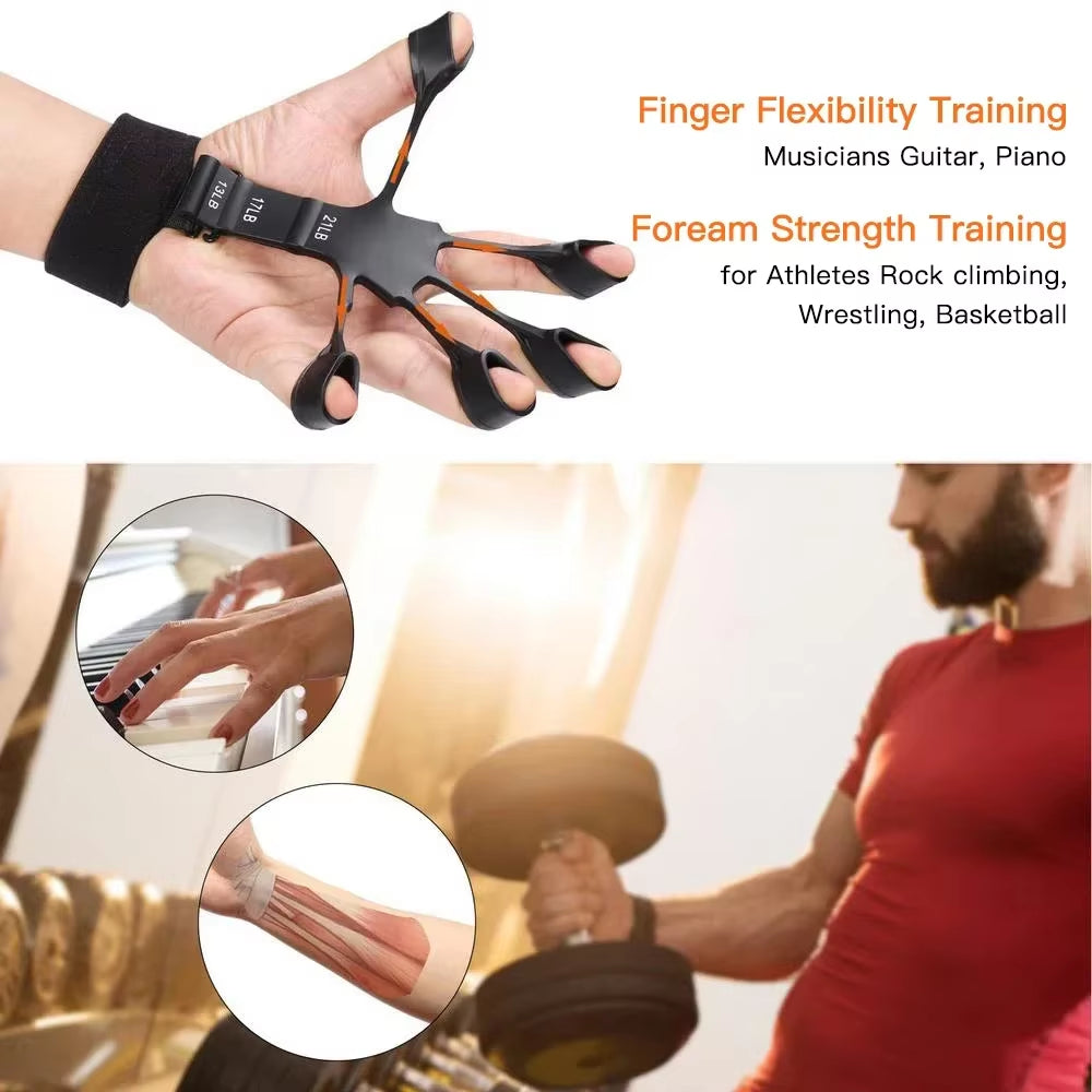 5-60Kg Einstellbare Schwere Hand Greifer Fitness Hand Exerciser Grip Handgelenk Training Finger Greifer Hand Stärker Für Patienten