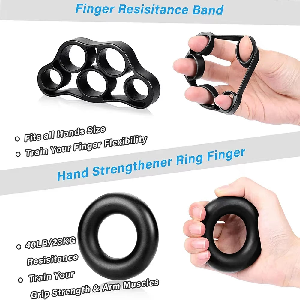 5-60Kg Einstellbare Schwere Hand Greifer Fitness Hand Exerciser Grip Handgelenk Training Finger Greifer Hand Stärker Für Patienten