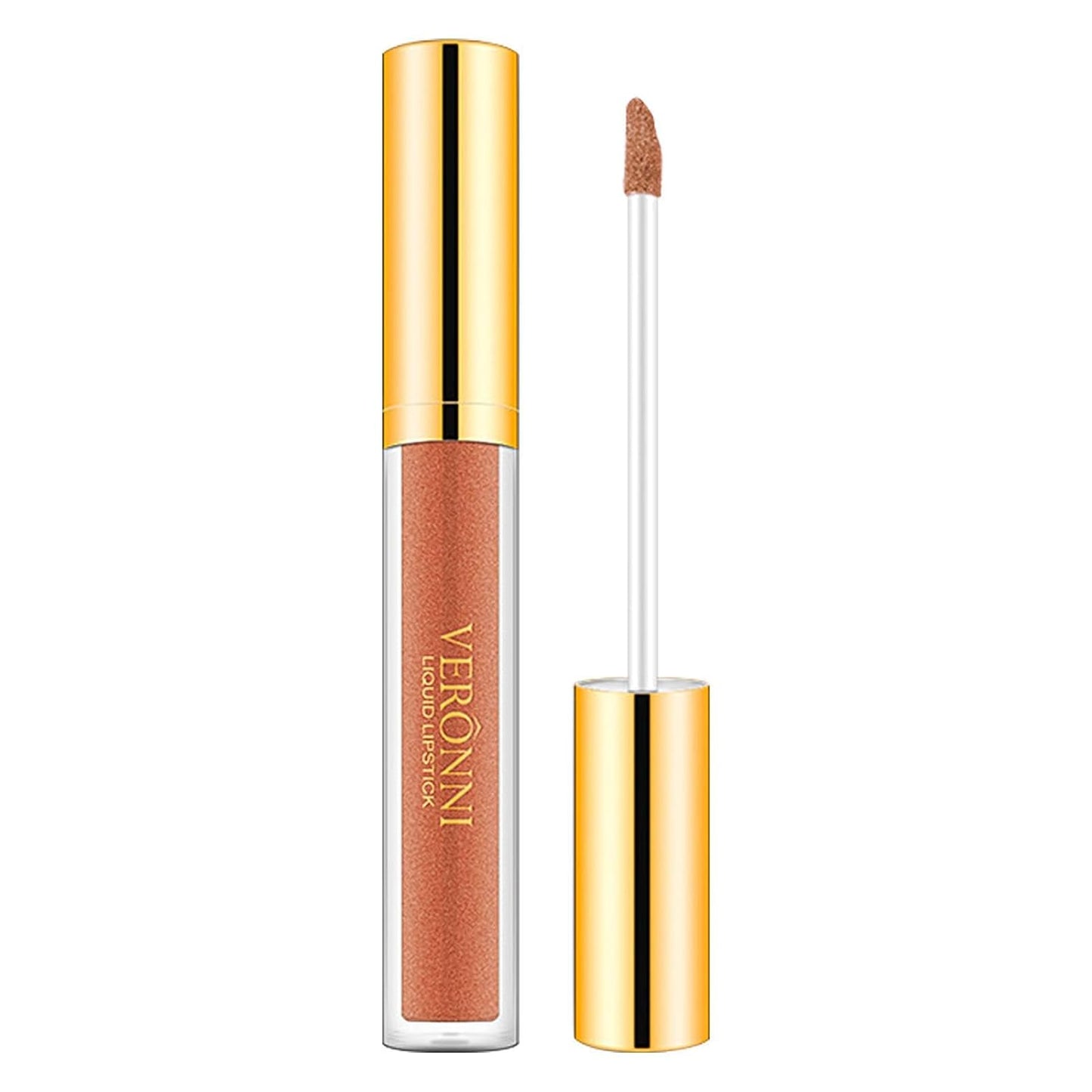 Glitzer-Lipgloss,Wischfestes Perlglanz-Lippenstift-Make-Up - Feuchtigkeitsspendender Lippenfleck, Wasserfester, Antihaftbeschichteter Cup-Lipgloss, Lang Anhaltende, Wirkungsstarke Farbe