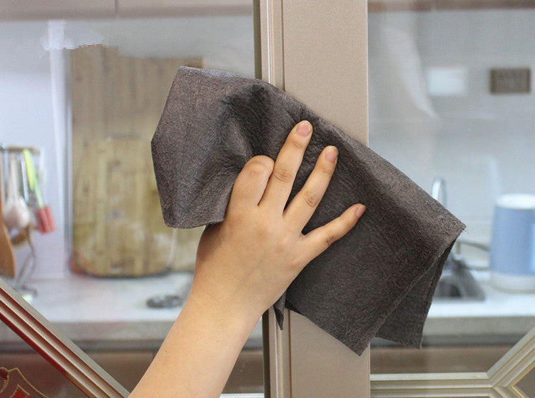 Magic Cleaning Cloth Microfiber Household Cleaning Cloth For Glass Windows Mirrors Car Kitchen Gadgets