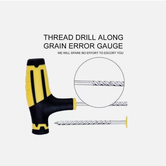 27 Tlg Auto Reifenreparatur Set Kfz PKW Reifen Flickzeug Pannenset Flicken Satz