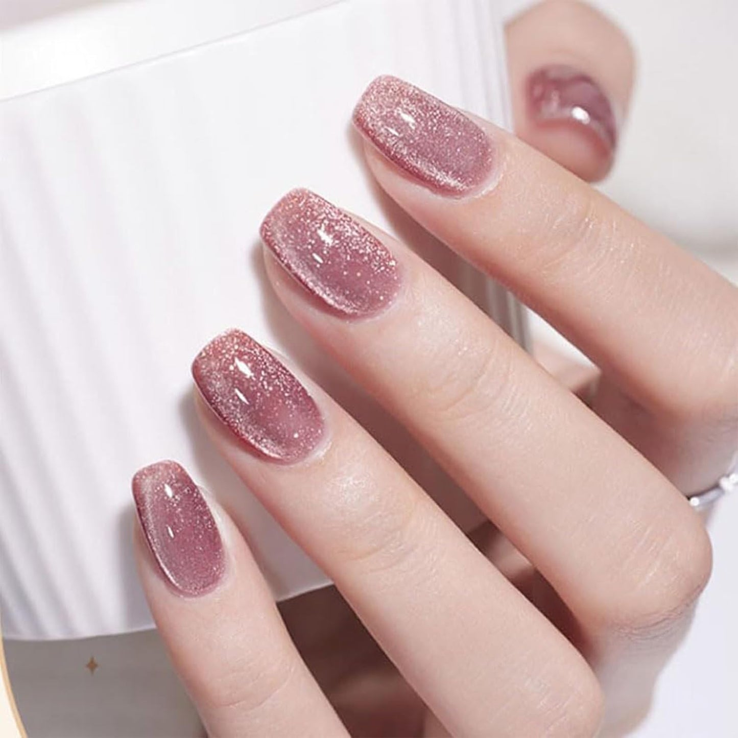 24 Stück Press on Nails Acrylnägel Schönheit, Press on Nails, Nägel Zum Aufkleben, Nail Tips, Fake Nails, Fingernägel, Künstliche Nägel, Kunstnägel, Nails