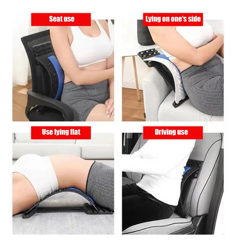 Rückenmassagegerät Bahre Ausrüstung Massagewerkzeuge Massageador Magic Stretch Fitness Lendenwirbelstütze Entspannung Wirbelsäule Schmerzlinderung