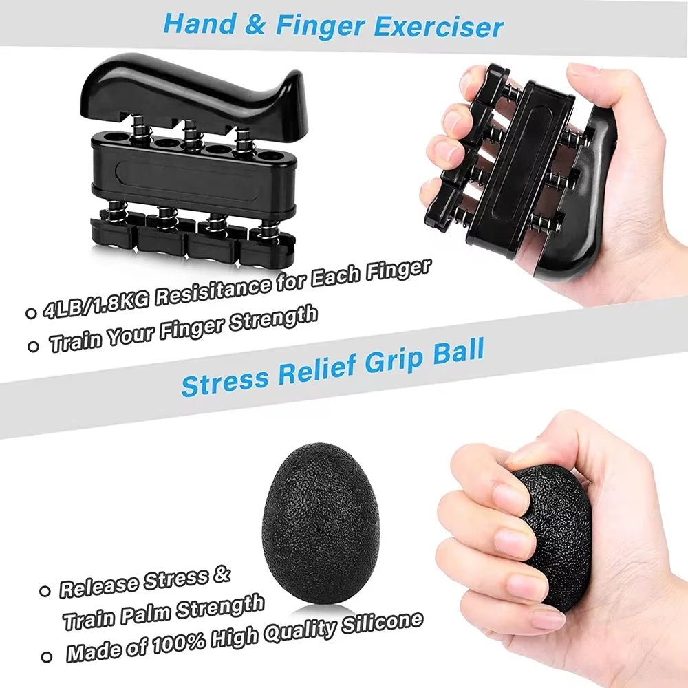 5-60Kg Einstellbare Schwere Hand Greifer Fitness Hand Exerciser Grip Handgelenk Training Finger Greifer Hand Stärker Für Patienten