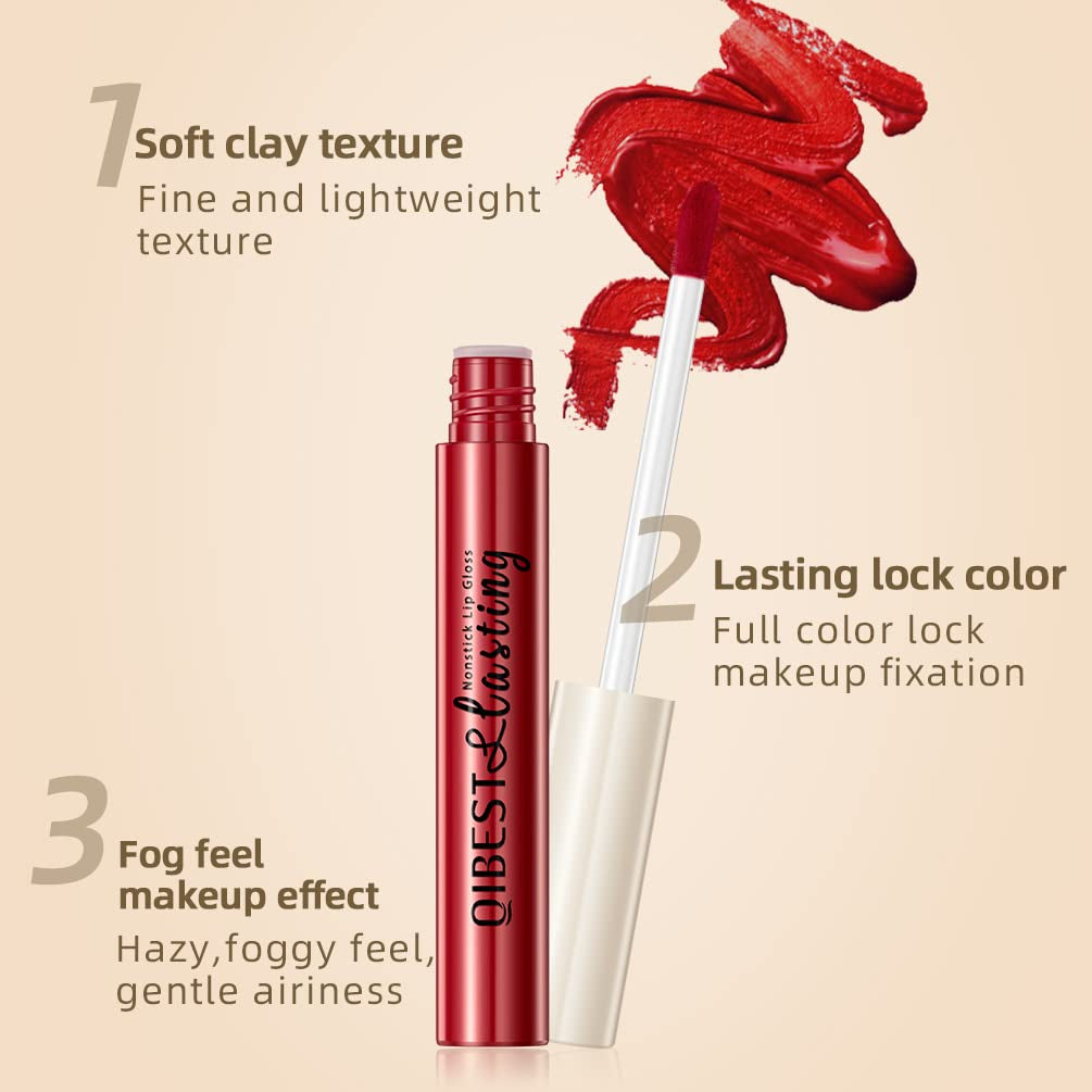 12 Colors Matte Liquid Lipstick Set Velvety Lip Gloss Lip Kit Waterproof Long Lasting Wear Nude Lip Gloss Beauty Cosmetics Makeup Box Set