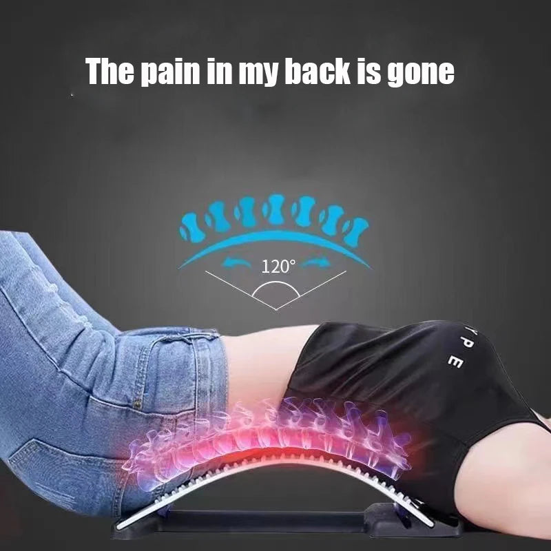 Rückenmassagegerät Bahre Ausrüstung Massagewerkzeuge Massageador Magic Stretch Fitness Lendenwirbelstütze Entspannung Wirbelsäule Schmerzlinderung