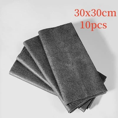 Magic Cleaning Cloth Microfiber Household Cleaning Cloth For Glass Windows Mirrors Car Kitchen Gadgets