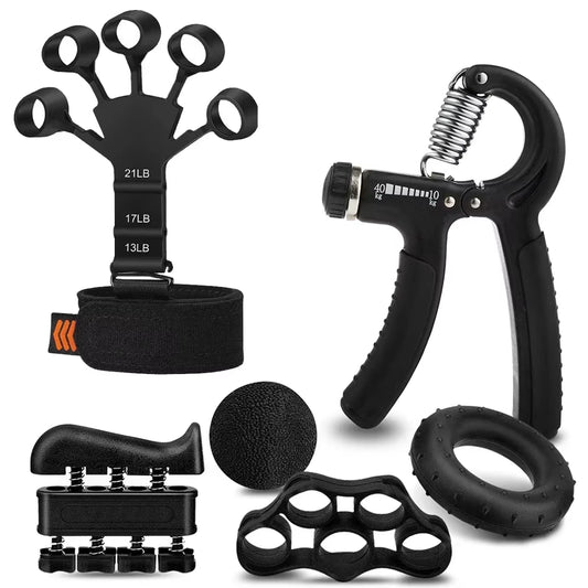 5-60Kg Einstellbare Schwere Hand Greifer Fitness Hand Exerciser Grip Handgelenk Training Finger Greifer Hand Stärker Für Patienten