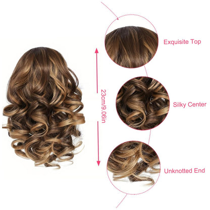 Fake Hair Claw Clip Ponytail Extension 9Inch Pferdeschwanz Erweiterung