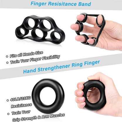 5-60Kg Einstellbare Schwere Hand Greifer Fitness Hand Exerciser Grip Handgelenk Training Finger Greifer Hand Stärker Für Patienten