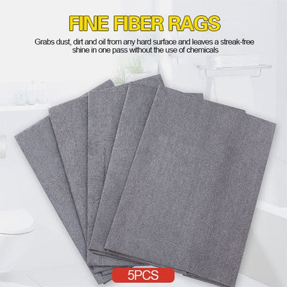 Magic Cleaning Cloth Microfiber Household Cleaning Cloth For Glass Windows Mirrors Car Kitchen Gadgets